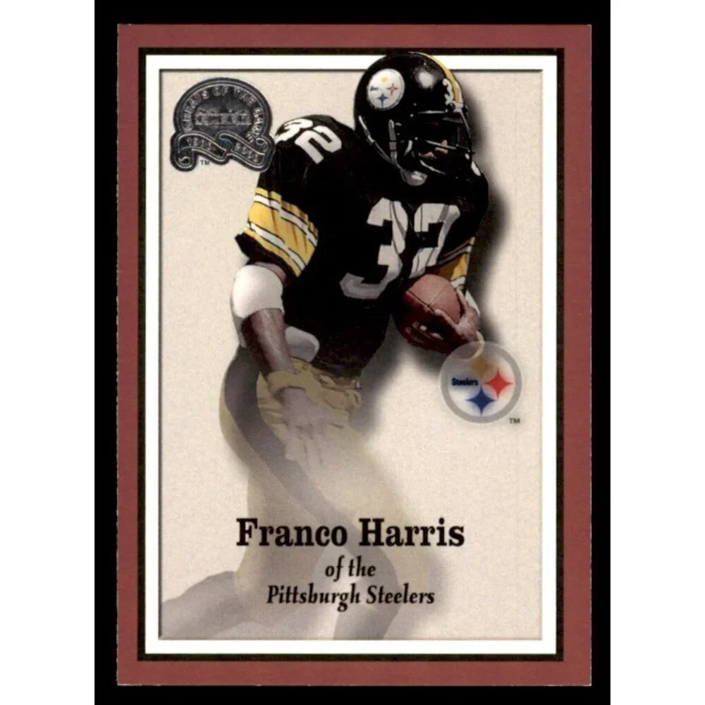 2000 Fleer Greats of the Game Franco Harris    #35 Pittsburgh Steelers